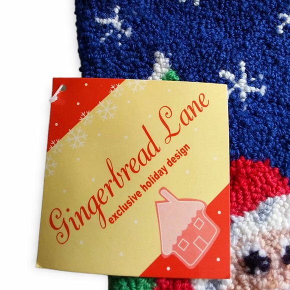 Gingerbread Lane 100% Wool Holiday Stocking Santa Christmas Tree Presents NWT - Picture 5 of 5